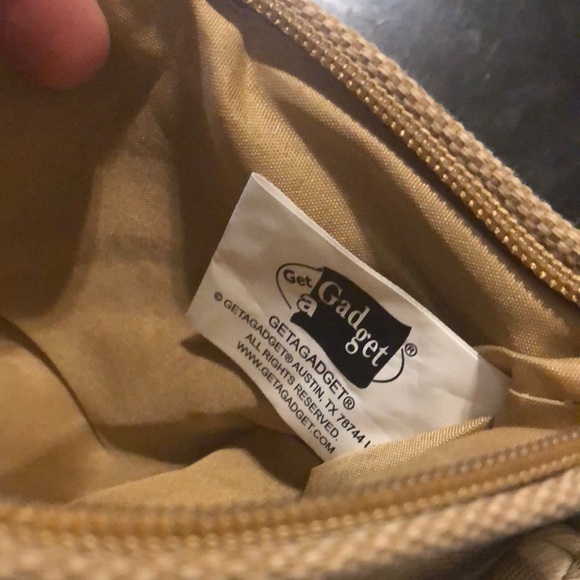 Getagadget~Dollywood Butterfly Canvas Clutch~Aqualux wristlet heavy canvas ~NWT - Picture 6 of 6